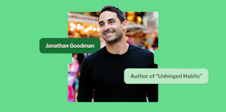 Why Jonathan Goodman doesn’t market his books—he builds community instead